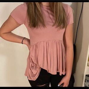 Blush pink shirt